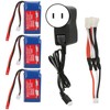 7.4V 1100mAh RC Helicopter Battery with 3-Way Conversion Line Fits