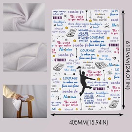 MNIGIU Musical Lover Gift Musical Quotes Dish Kitchen Towel for Theater Fan Housewarming Gift (New Towel)