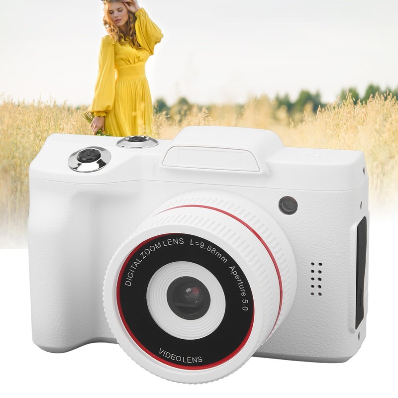 Digital Camera 1080P, 16MP Compact Point and Shoot Cameras with