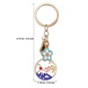 CALLARON Keychain Ring, Mt. Fuji Cherry Blossom Amulet, Stylish, Set