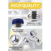 M8 Nuts DIN985 Nylock Nuts (Pack of 10) Caianwin 8mm
