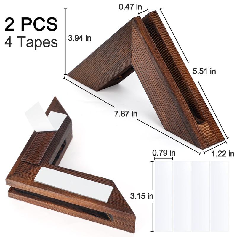 TIMCORR Vinyl Record Holder Set of 2: Vinyl Wall Mount