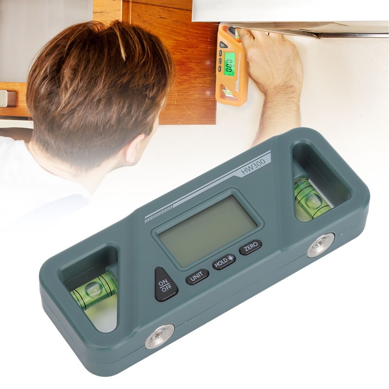 Digital Inclinometer Plastic ABS Magnetic Base Level Angle Measuring Gauge