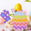Threan 3 Pcs Easter Egg Table Wooden Signs Egg Farmhouse