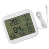OWE034 4in Digital LCD Thermohygrometer Touch Screen Temperature Humidity Meter