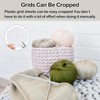 JEKUGOT 10 Pcs Plastic Mesh, Plastic Eye Mesh for Crafts