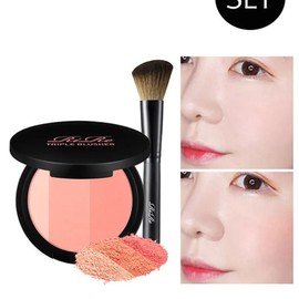 (Brush provided) Lir Triple Blusher 3-color blusher / (브러쉬 증정) 리르 트리플 블러셔3색 블러셔