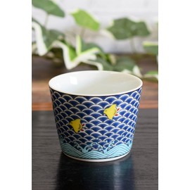 Sobachoko Stylish Tableware, Kutani Ware, Soba Boar Mouth, Houndstooth Pottery, Japanese Tableware, Made in Japan