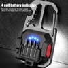 Keychain Work Light USB Charging Portable Pocket LED Flashlight Multifunctional