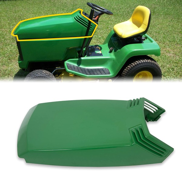HECASA Upper Hood Compatible with John Deere LX172 LX173 LX176 LX178 LX186 LX188 GT242 GT262 GT275 Replace for AM132526