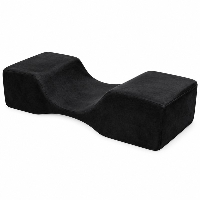 Black Eyelash Extension Pillow, Soft Memory Foam Neck Support Cushion
