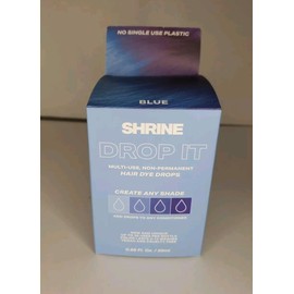 Shrine Drop It Temporary Blue Hair Color- Mix Dye With Conditioner