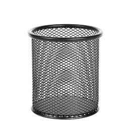 Pen Holder, Wire Metal Pen Holder, Black Pen Holder, Round Pen Holder Desk, Pen Cup Pens Holder for Office, School, Black