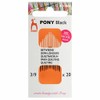 Pony Hand Sewing Needles: Betweens: Black with White Eye: Size