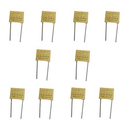 HeyNana 10pcs 470nF 0.47uF 470J 275V Safety Capacitors MEX -X2 MKP Suppression Differential Mode Interference Capacitors Eliminates LED Flashing When Light Off
