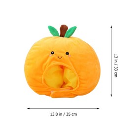 LUOZZY Orange Hat for Women Funny Fruit Cap Carnival Dress-up Hat Photography Props