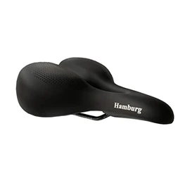 P & P pro cycling Unisex Adult Hamburg 040 Comfort Saddle, Black, 268 x 255 mm