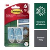 Command 17091AW – Pack of 2 Outdoor Oval Hooks, Medium