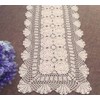 Damanni Rectangular Cotton Handmade Crochet Lace Table Runner Doilies Table