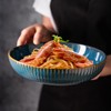 CSYY 4 Pcs Pasta Bowls 35 Ounces, 8.5 Inch Porcelain