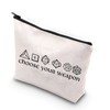PLITI Gamer Gift Dungeons D20 Dice Makeup Bag Weapon of