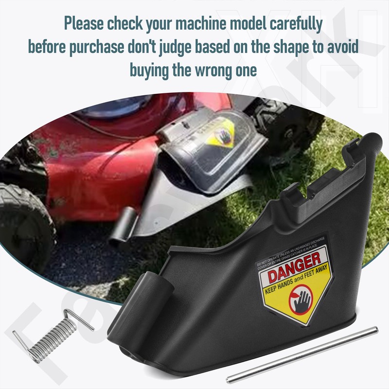 Side Discharge Chute Compatible with S-napper 21" Lawn mower, Fits