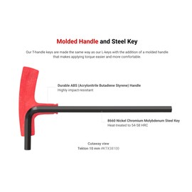TEKTON 9/64 Inch Flat End Hex T-Handle Key | KTX31141