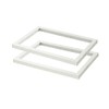 2pcs Glass Lid if Needed for Large Grey Beige Tray