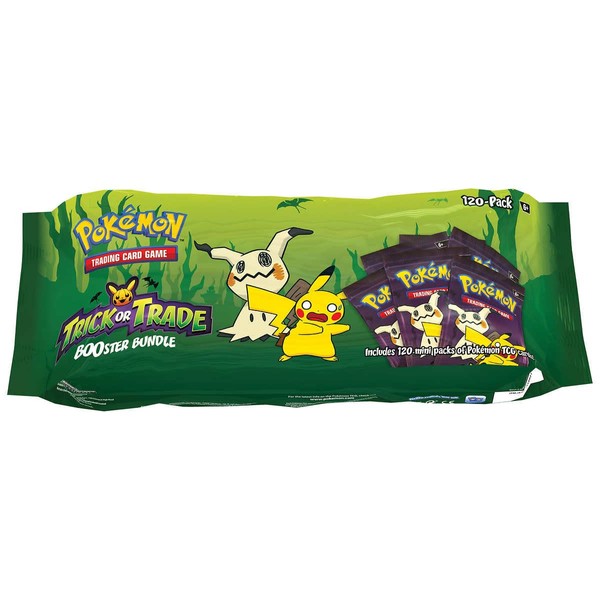 Pokémon TGC Trick or Trade Booster Bundle for Ages 6 Years and Up - Includes 120 Mini Packs - 1 Count