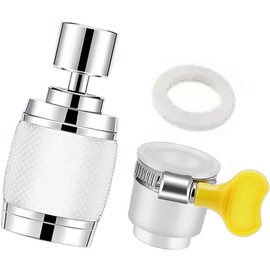 Grifo de cocina Pulverizadores Boquilla 360 Diseños giratorios presión Filtro de ahorro de agua Adaptador Aireador Extensión de grifo de cocina con filtro