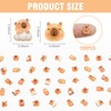 100 Pieces Tiny Capybara for Dollhouse Miniatures Resin Animals for
