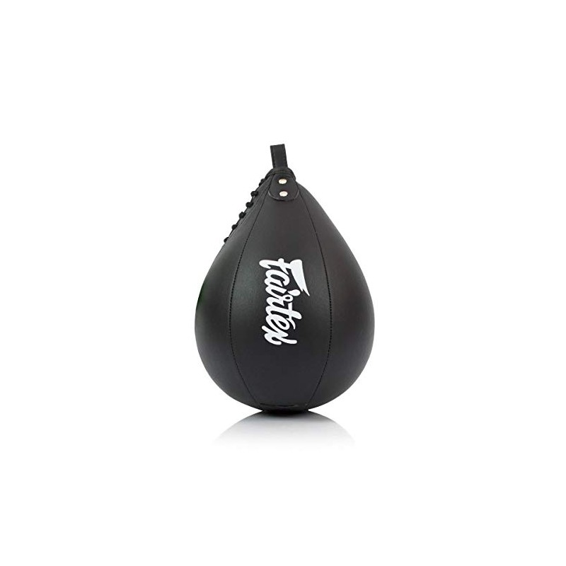 Fairtex SB2 Microfiber Muay Thai Boxing Speed Bag - Black,