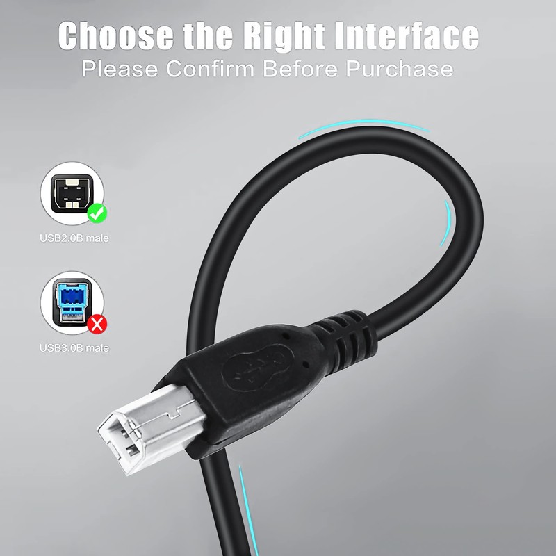 Aprelco 3.3ft USB Cable Wire Cord Compatible with Dymo LabelWriter