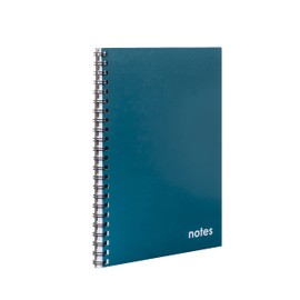 Collins Essential A4 Spiral Wiro Ruled Notebook 80 pages Teal