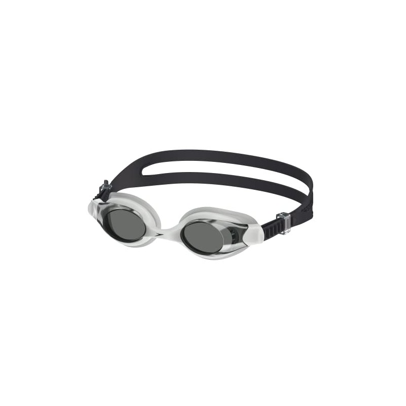 Speedo Unisex-Adult Swim Goggles Hydrosity, Mirrored Dawn Blue/Grey/Silver