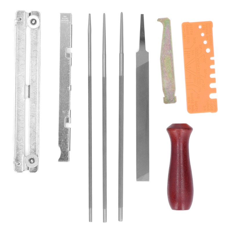 10Pcs Chainsaw Sharpener File Kit Chainsaw Chains Accessory for Garden