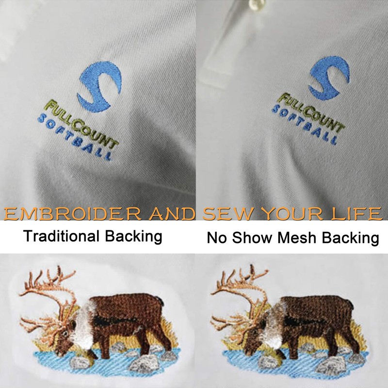 New brothread No Show Mesh Machine Embroidery Stabilizer Backing 10"
