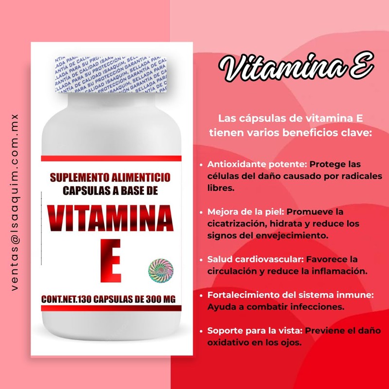 IsaaQuim | Pack 2 Frascos de Vitamina E 11 mg