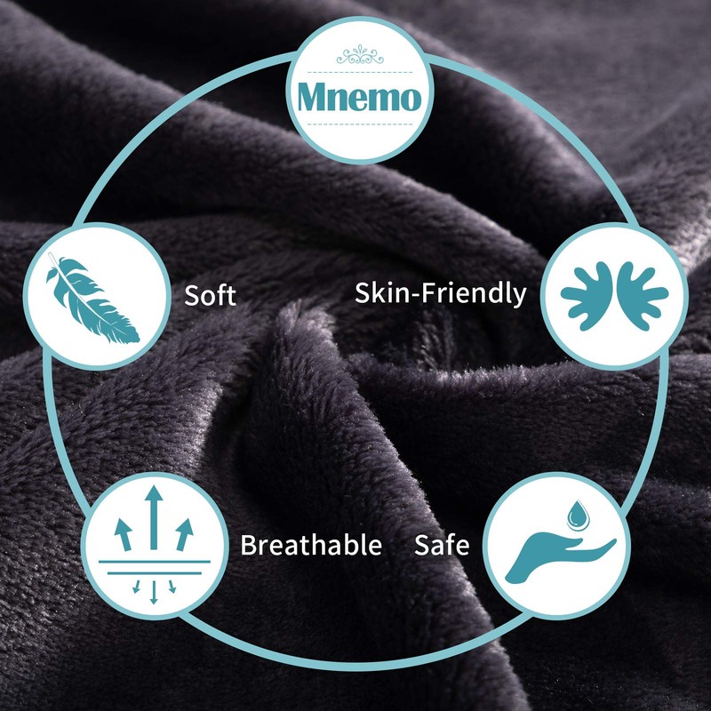 Mnemo Women's Long Bathrobe with Hood, Women's Terry Towelling Bathrobe,