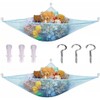 2Pcs Toy Net Hammock - Soft Toy Net Storage Hammock