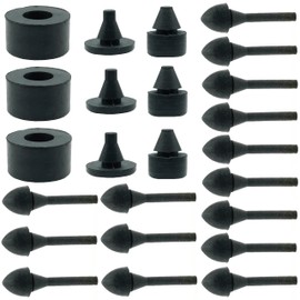 Dsnaduo 24 PCS Rubber Hood Bumper Assortment - Universal 45393