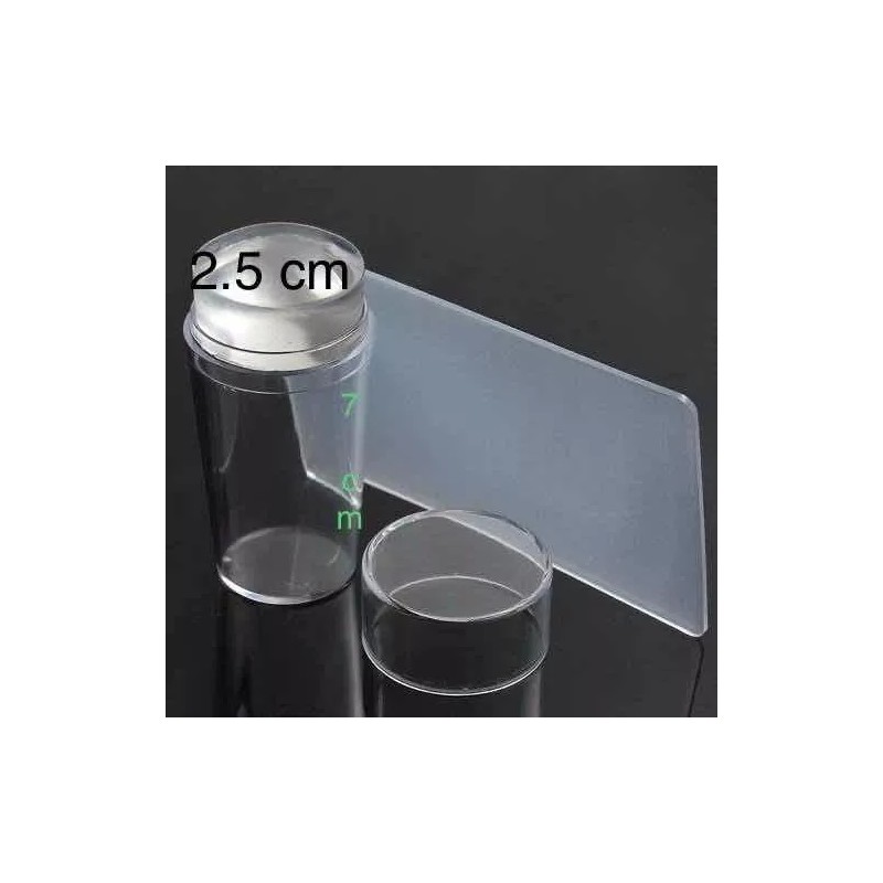 Studio Nails Sello Estampador Para Uñas Con Tapa Y Placa