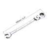 uxcell 3/8 Inch Flex-Head Ratcheting Combination Wrench SAE 72 Teeth