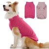 IECOii 2 Pack Dog Sweater Fleece, Warm Vest Coats for