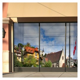 BDF S15 Window Film Daytime Privacy and Heat Control Mirror Silver 15 (Dark) - 60in X 25ft