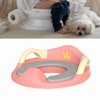 Kids Potty Training Seat Soft PU Cushion Splatter Proof Stable