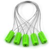 50pcs Numbered Security Cable Seals Tamper Proof Steel Wire Cable