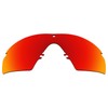 Alphax Polarized Fire Red Replacement Lenses for Oakley Si M