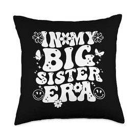 Nad-Pregnancy In My Big Sister Era Pregnancy Announcement Throw Pillow, 18x18, Multicolor