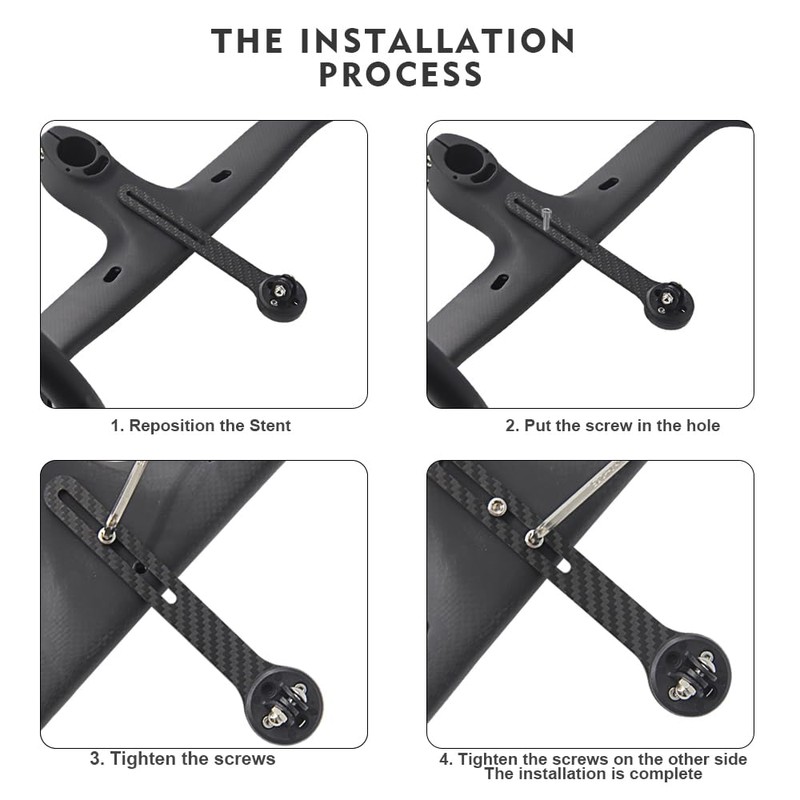 Alfa Pasca Integrated Handlebar Front Combination Mount for Wahoo/Garmin/Bryton Bicycle